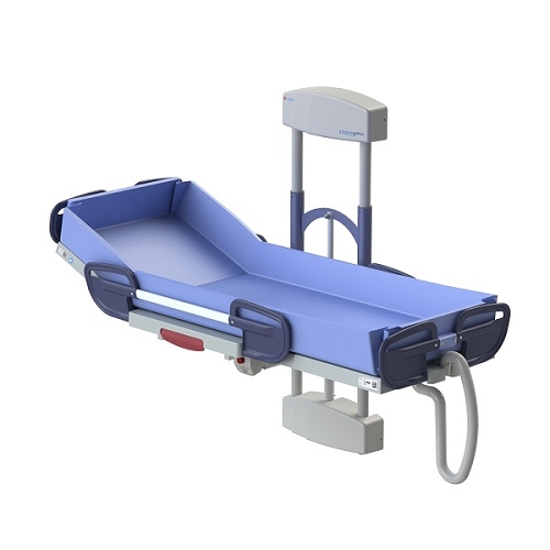 壁掛式可收折電動升降洗澡床